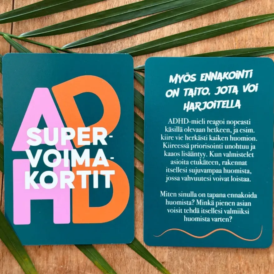 Hidasta Elämää ADHD-supervoimakortit