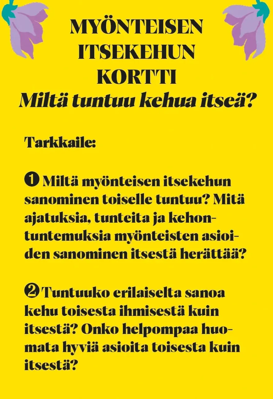 Hidasta Elämää Kehukortit