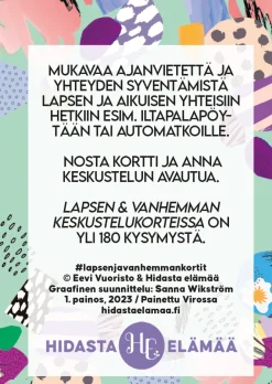 Hidasta Elämää Lapsen & Vanhemman Keskustelukortit