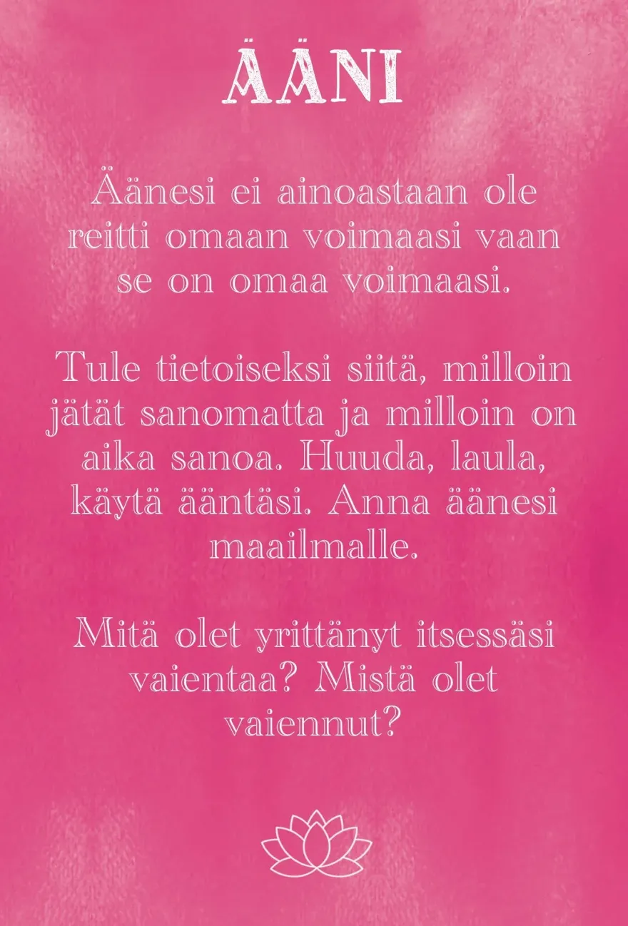 Hidasta Elämää Lupa olla enemmän -kortit