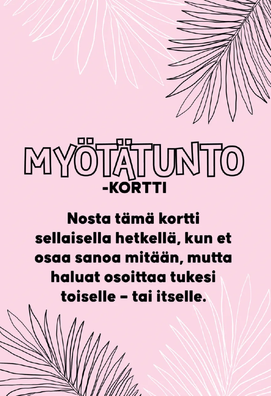 Hidasta Elämää Puhutaan Tunteista -kortit