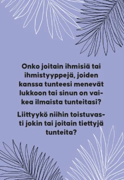 Hidasta Elämää Puhutaan Tunteista -kortit
