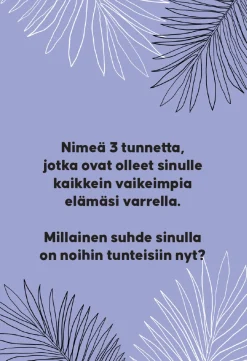Hidasta Elämää Puhutaan Tunteista -kortit