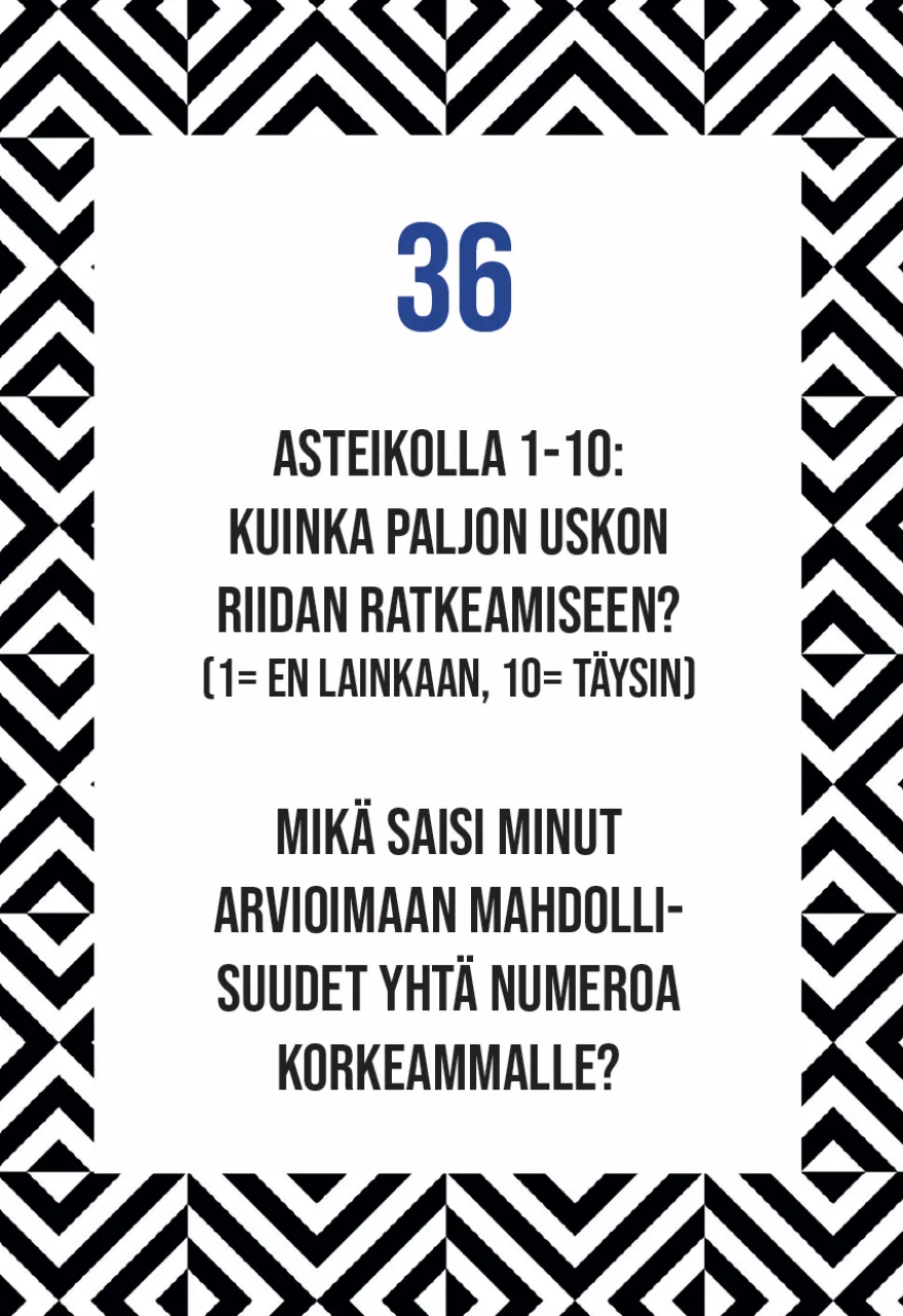 Hidasta Elämää Riidan Ratkaisu -kortit