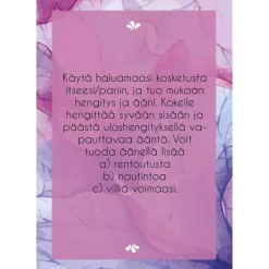 Hidasta Elämää Seksuaalisen nautinnon kortit