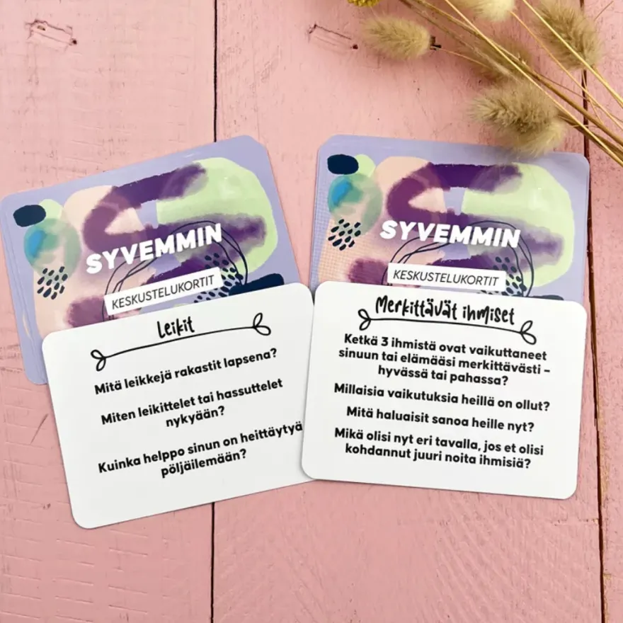 Hidasta Elämää Syvemmin Keskustelukortit