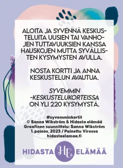 Hidasta Elämää Syvemmin Keskustelukortit