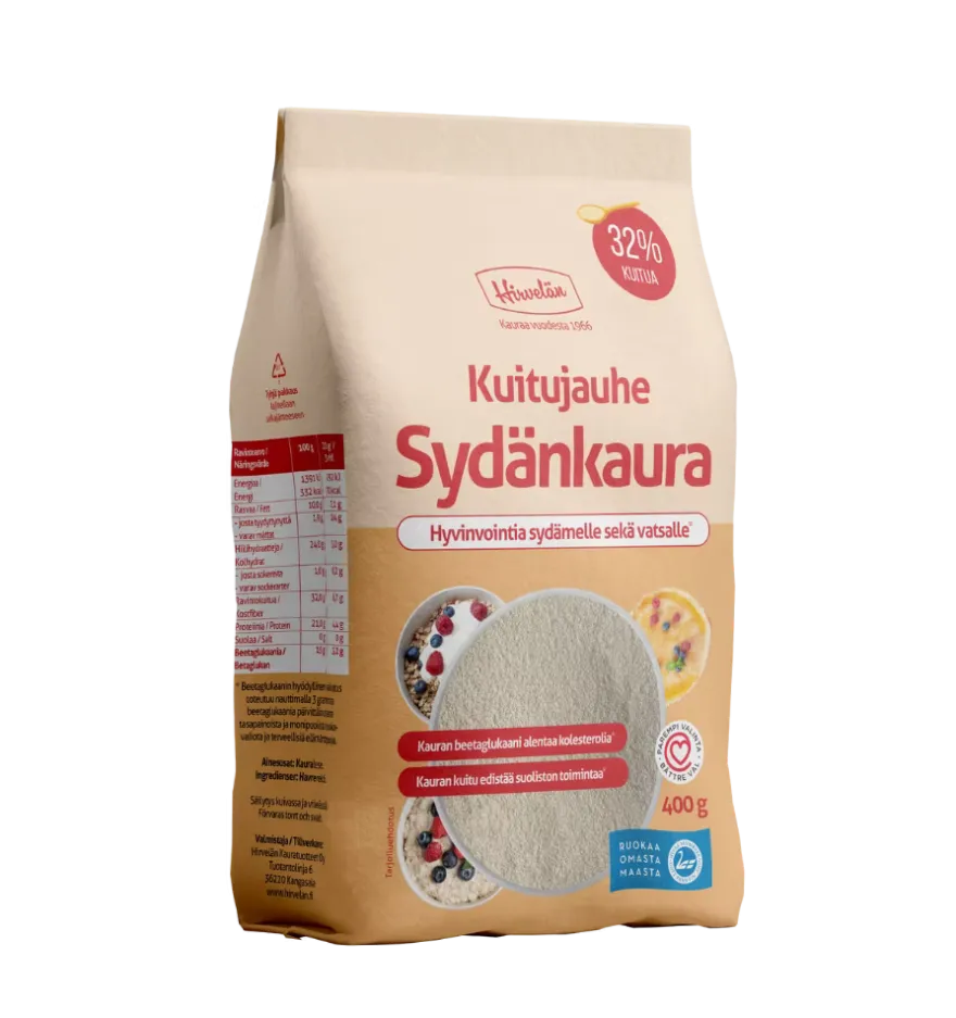 Hirvelän Kuitujauhe Sydänkaura