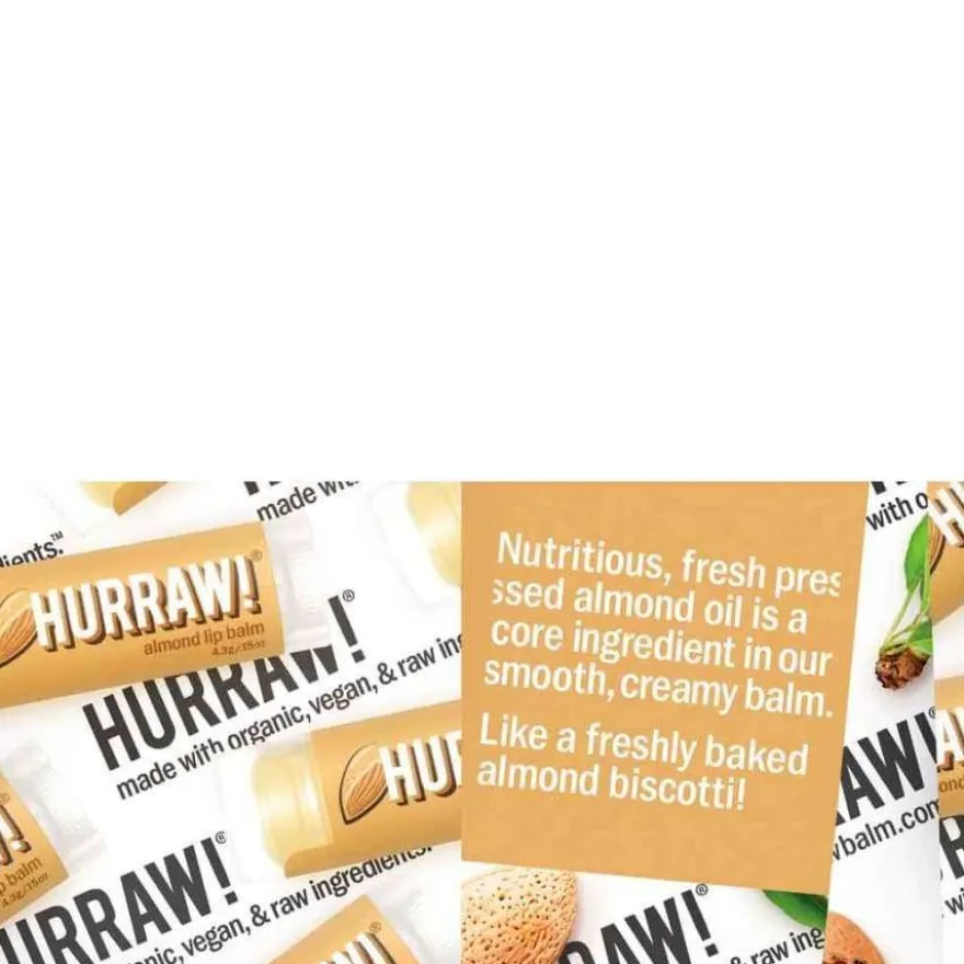 Hurraw! Huulivoide Manteli