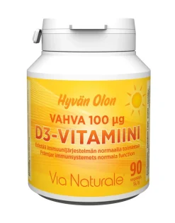 Hyvän Olon Vahva D-vitamiini 100 mikrog