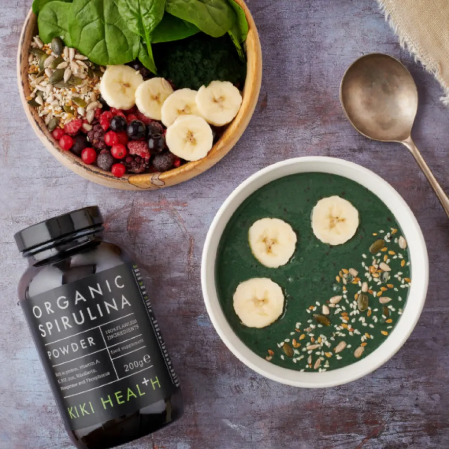 Kiki Health Luomu Spirulina-jauhe