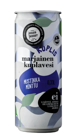 Kuplis Marjainen Kuplavesi Mustikka-Minttu