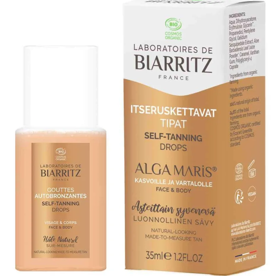 Laboratoires de Biarritz Alga Maris Itseruskettavat kasvotipat