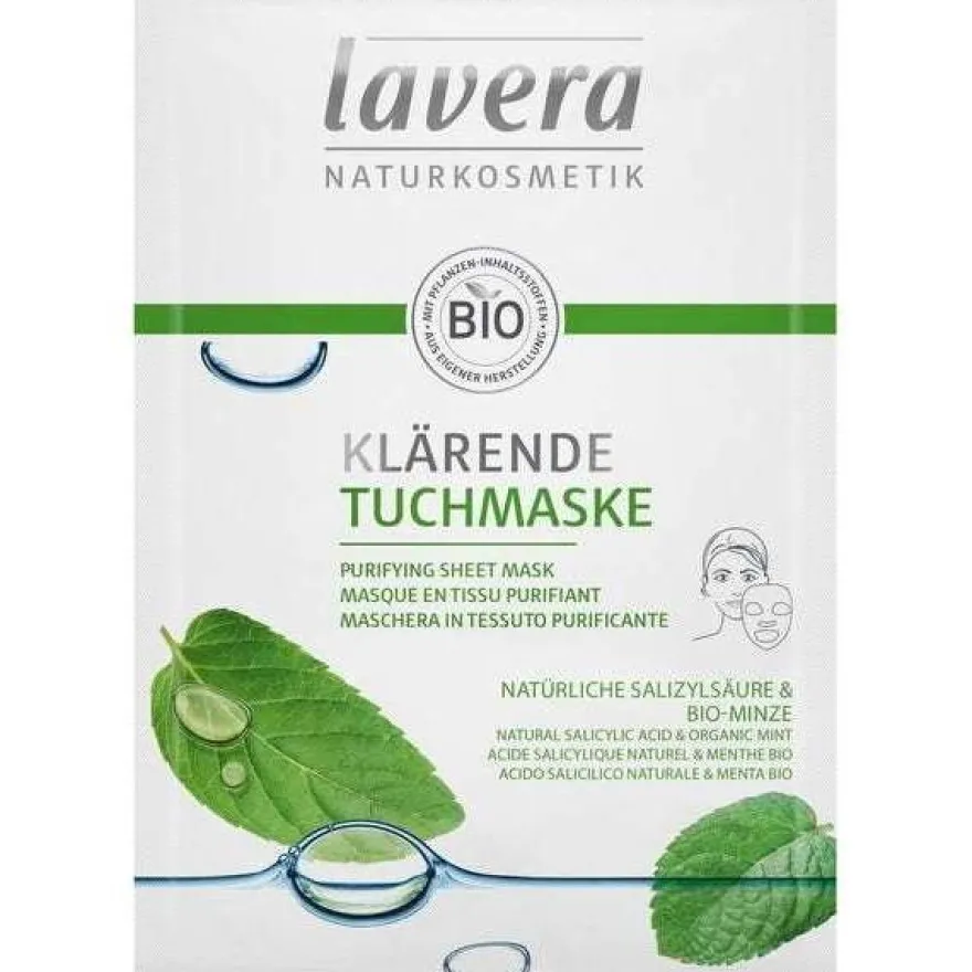 Lavera Purifying Sheet Mask Puhdistava kasvonaamio