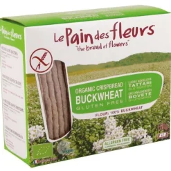Le Pain des Fleurs Luomu Gluteeniton Näkkileipä Tattari