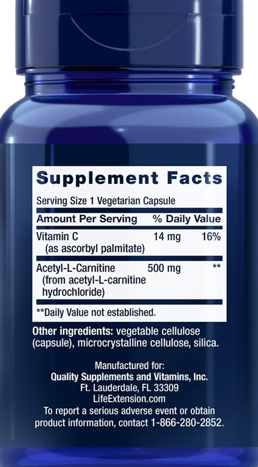 Life Extension Acetyl-L-Carnitine
