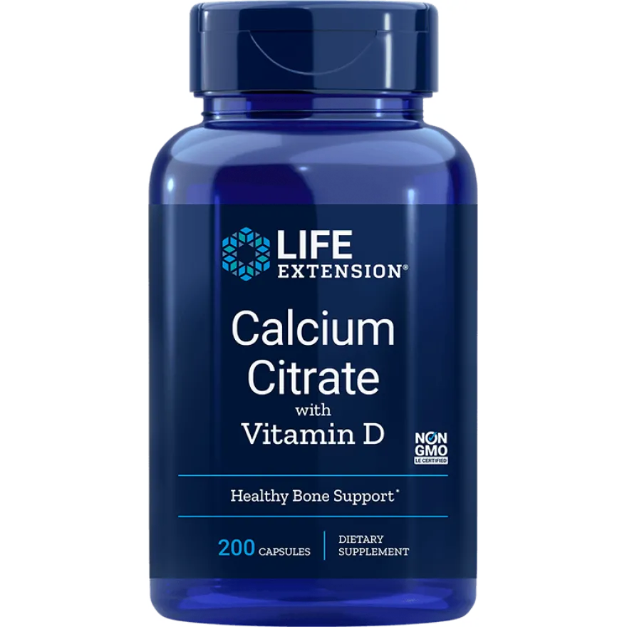 Life Extension Calcium Citrate with Vitamin D
