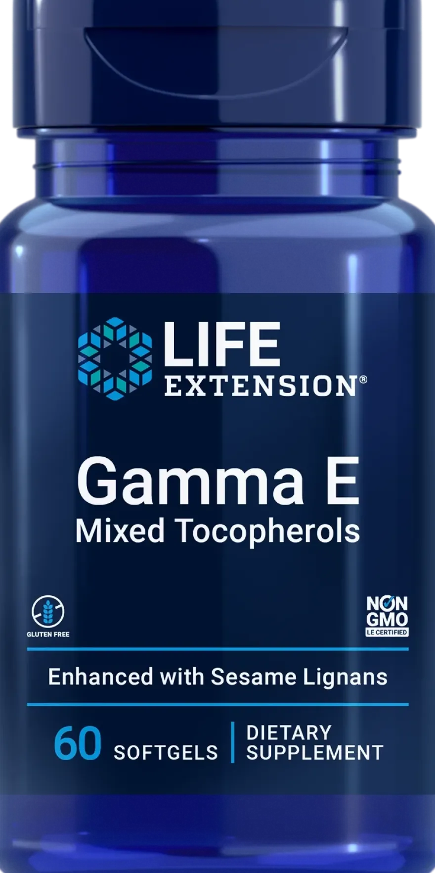 Life Extension Gamma E Mixed Tocopherols with Sesame Lignans