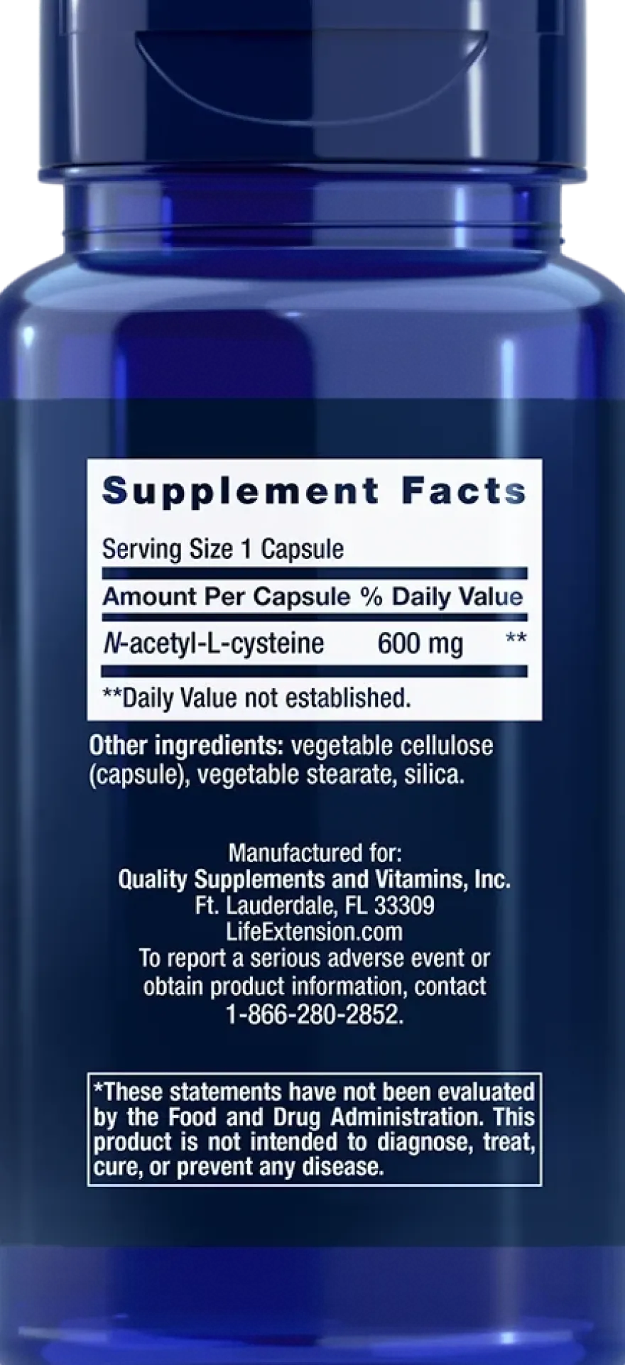 Life Extension N-Acetyl-L-Cysteine