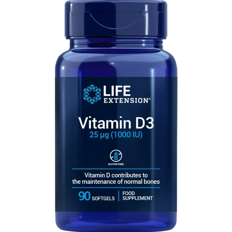Life Extension Vitamin D3 25 mikrog