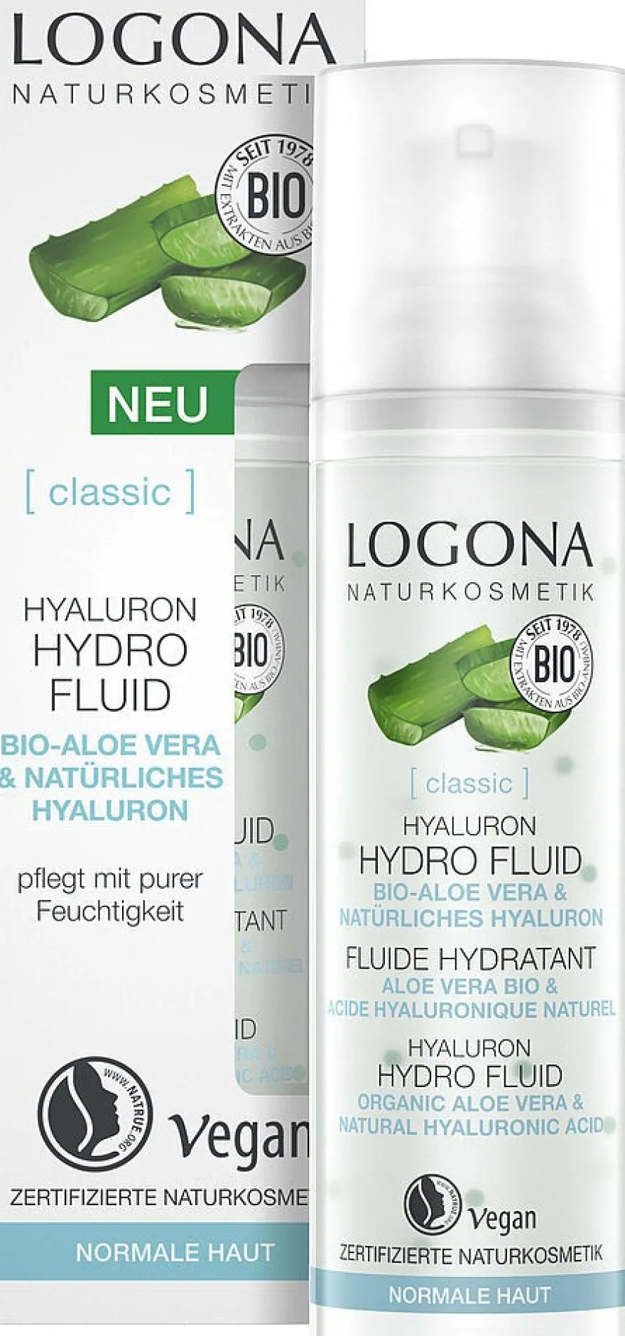Logona Classic Hyaluronihappo Kosteusemulsio