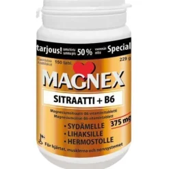 Magnex Sitraatti + B6-vitamiini