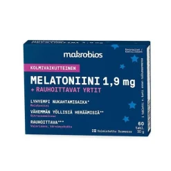 Makrobios Melatoniini + Rauhoittavat Yrtit