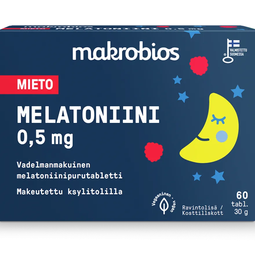 Makrobios Mieto Melatoniini 0,5 mg
