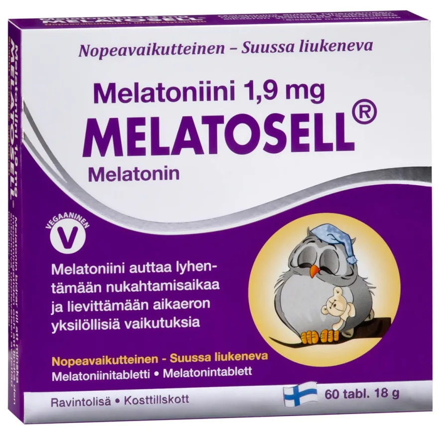 Melatosell Melatoniini 1,9 mg