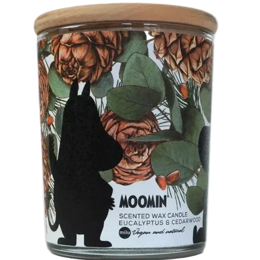 MiLu Muumi Tuoksukynttilä Eucalyptus & Cedarwood