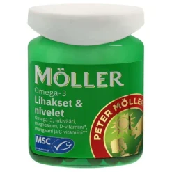 Möller Omega-3 Lihakset & Nivelet