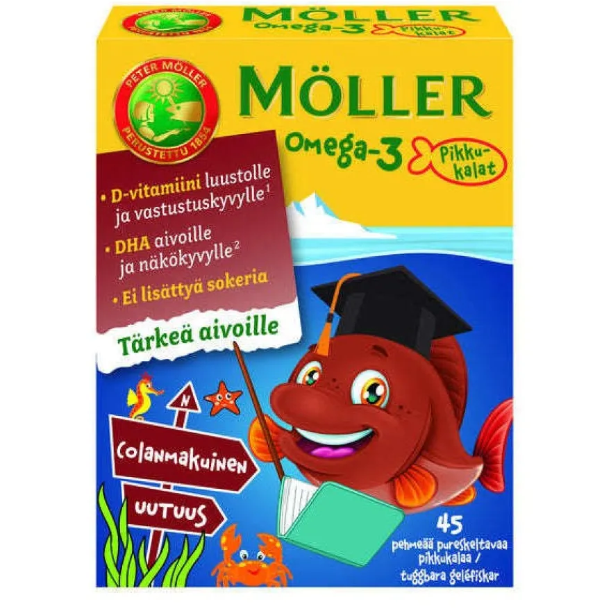 Möller Omega-3 Pikkukalat Cola
