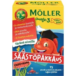 Möller Omega-3 Pikkukalat Vadelma