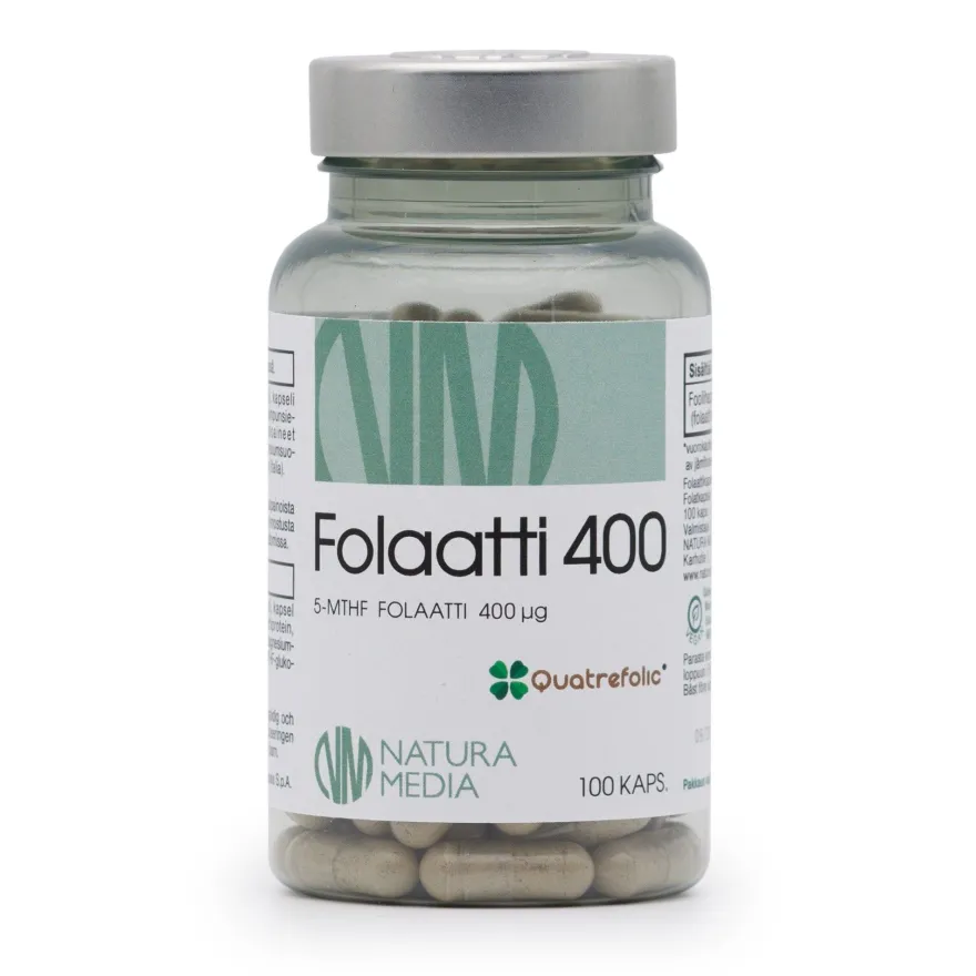Natura Media Folaatti 400 mikrog