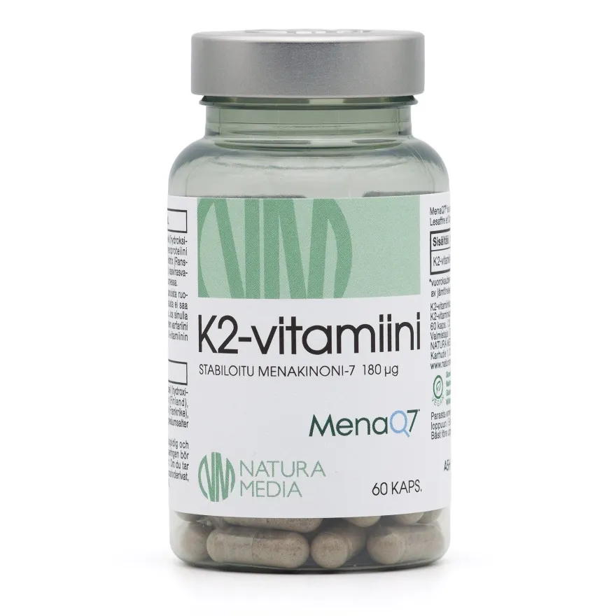 Natura Media K2-vitamiini 180 mikrog
