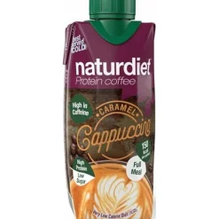 Naturdiet Proteiinikahvi Caramel Cappuccino, 12-pack