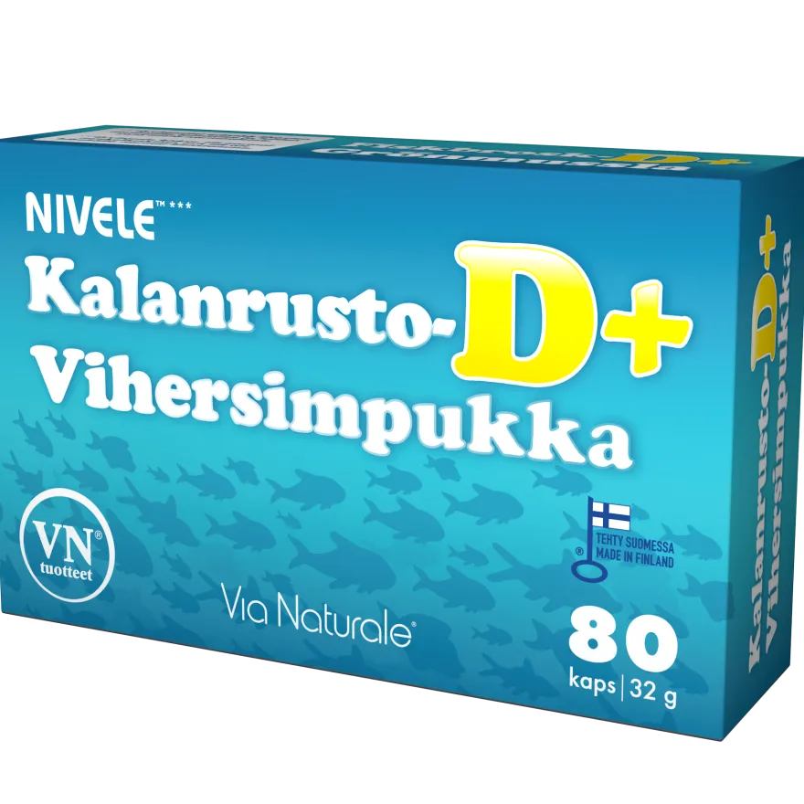 Nivele Kalanrusto-Vihersimpukka D+