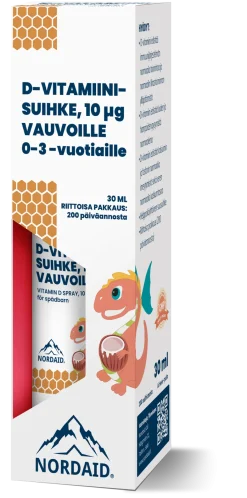 Nordaid D-vitamiinisuihke 10 mikrog Vauvoille