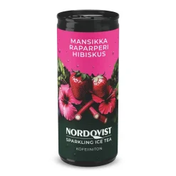 Nordqvist Sparkling Ice Tea Mansikka-Raparperi-Hibiskus