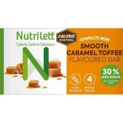 Nutrilett Ateriankorvikepatukka Smooth Caramel Toffee 4-pack