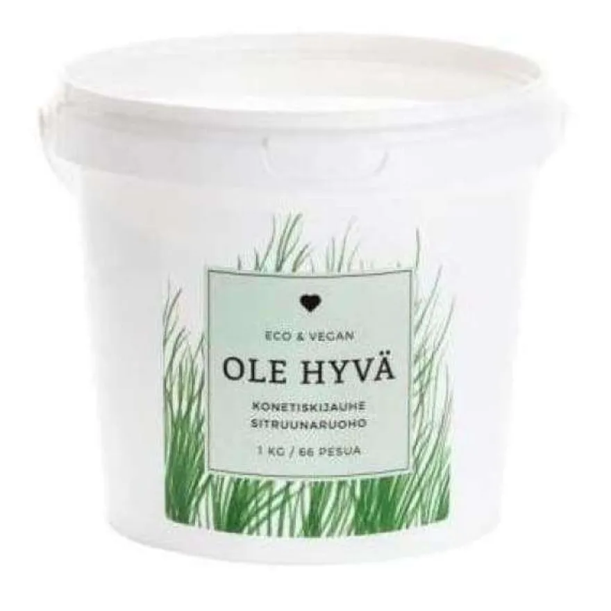 Ole Hyvä Konetiskijauhe Sitruunaruoho