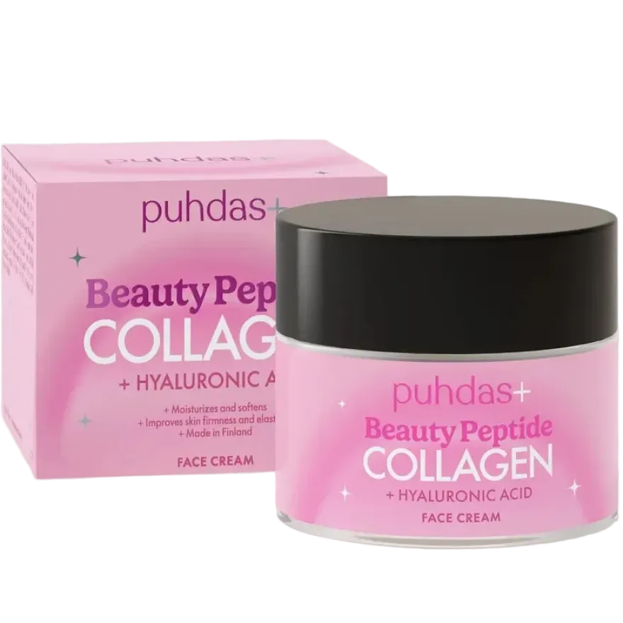 Puhdas+ Beauty Peptide Collagen & Hyaluronic Acid Face Cream