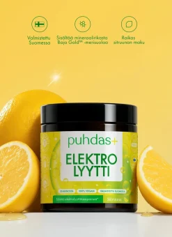 Puhdas+ Elektrolyyttijauhe Sitruuna