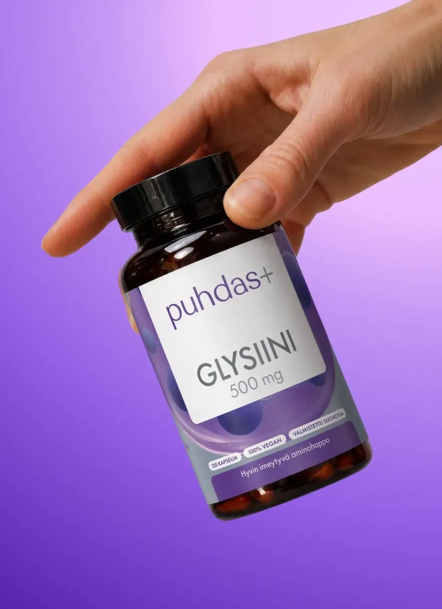 Puhdas+ Glysiini 500 mg