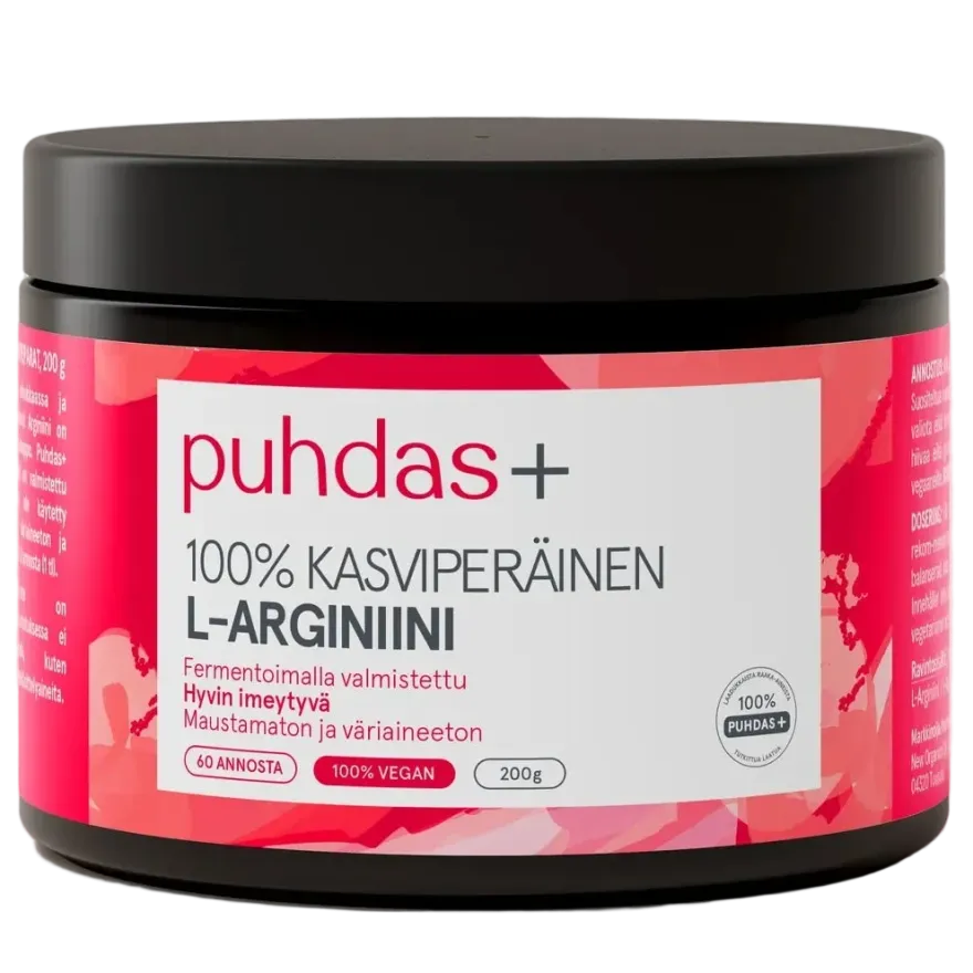 Puhdas+ Kasviperäinen L-Arginiini