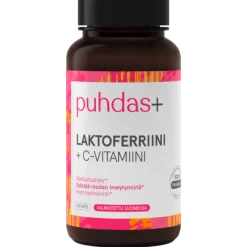 Puhdas+ Laktoferriini 100 mg + C-vitamiini
