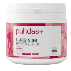 Puhdas+ L-Arginiini, 200 g