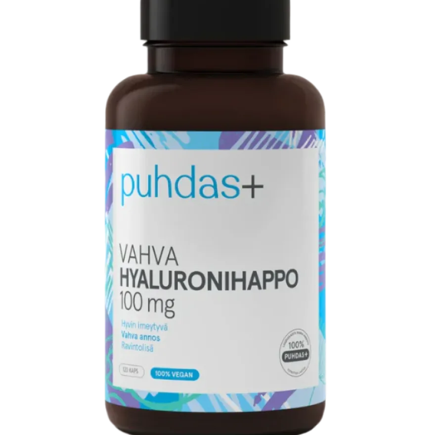 Puhdas+ Vahva Hyaluronihappo 100 mg