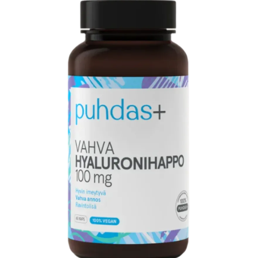 Puhdas+ Vahva Hyaluronihappo 100 mg