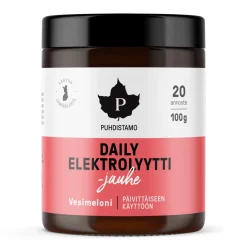Puhdistamo Daily Elektrolyyttijauhe Vesimeloni